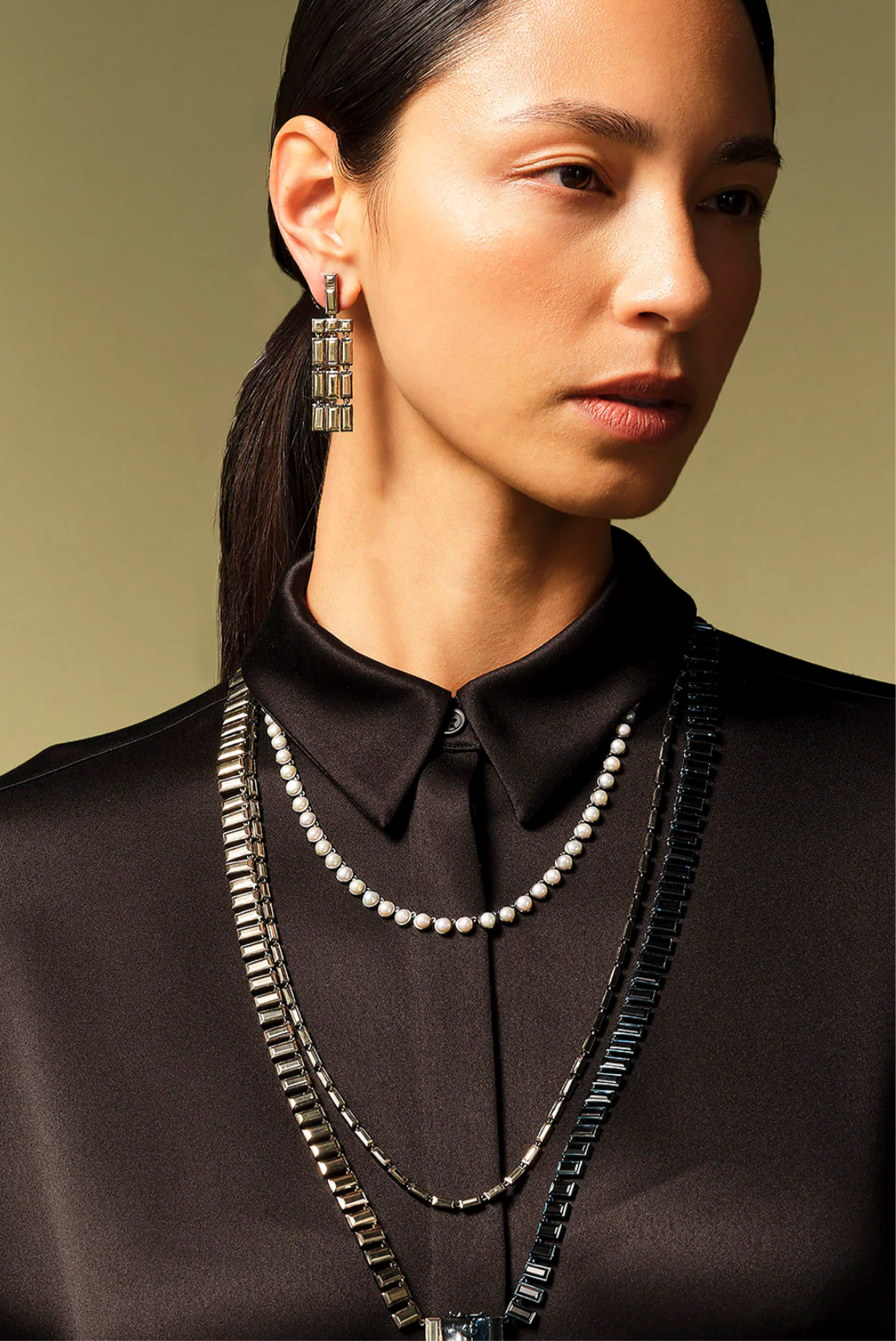 Nak Armstrong Earrings Paintbrush Fringe: Pyrite