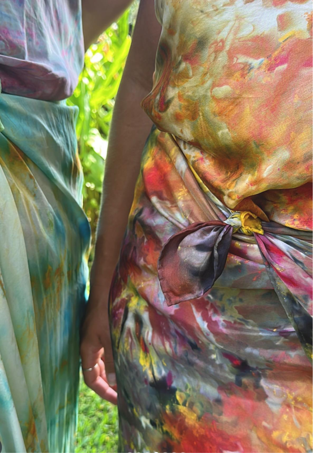 Lay Lo Designs Tie-Dye Silk Sarong