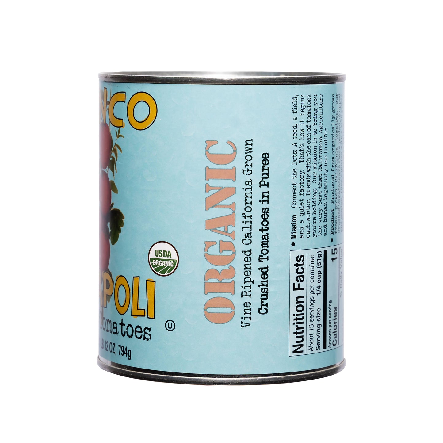 Bianco Dinapoli - Bianco DiNapoli 28oz Organic Crush & Puree