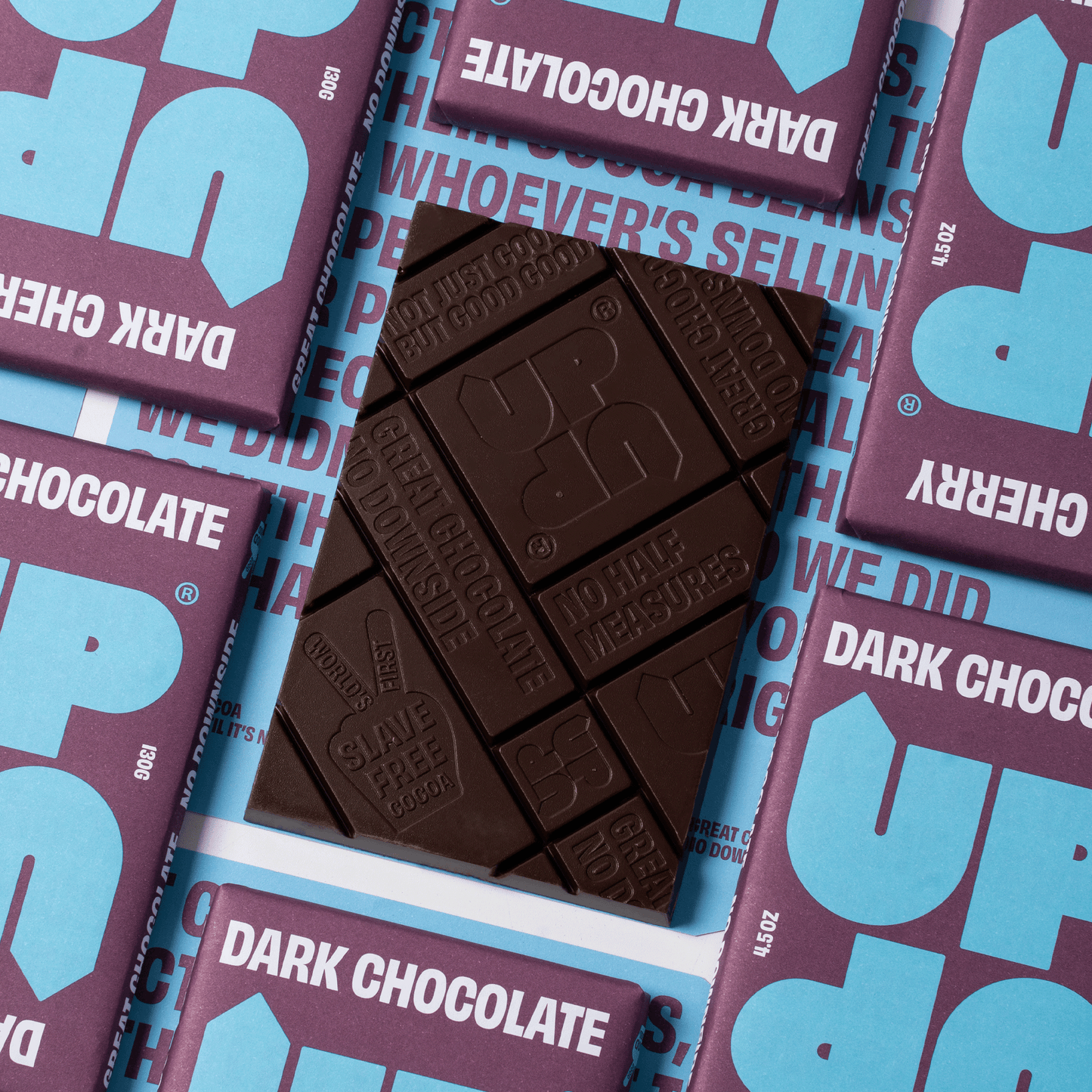 UP-UP Chocolate - Cherry Dark Chocolate Bar 120G/4.2OZ