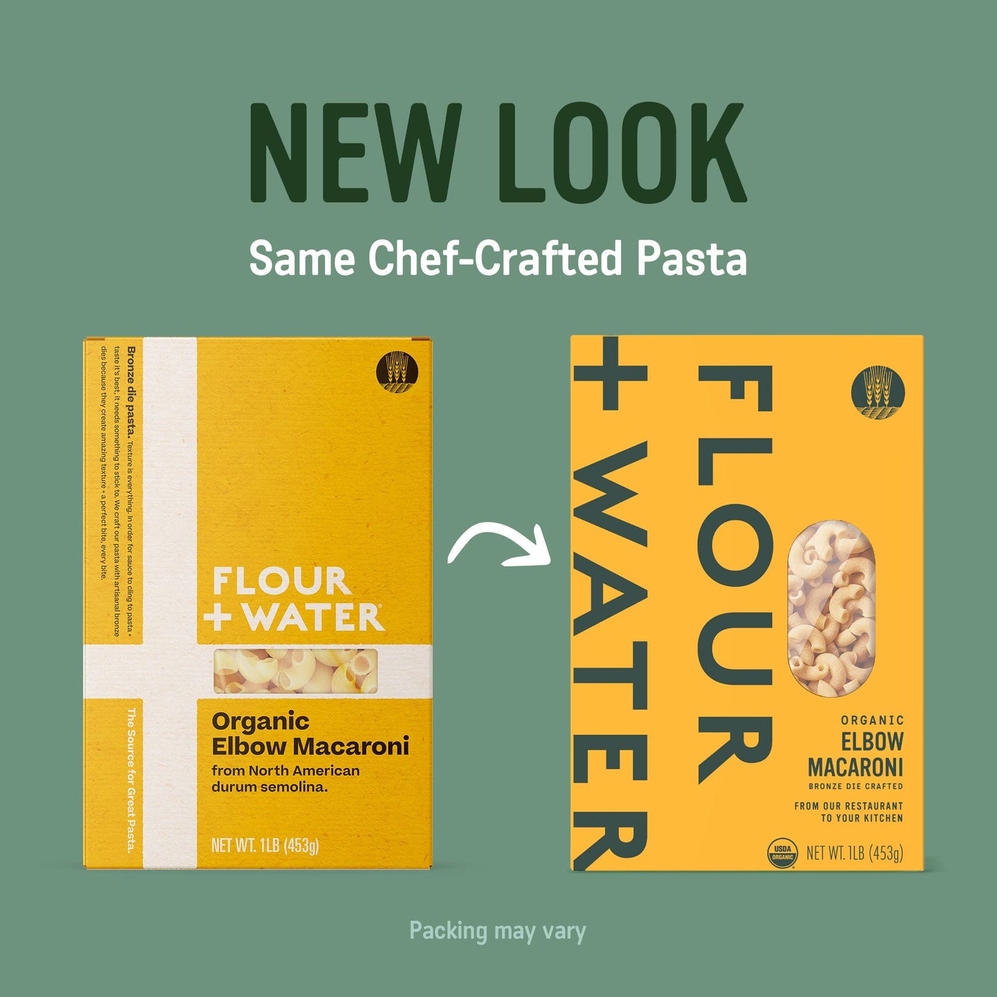 Flour + Water Foods - Organic Elbow Macaroni