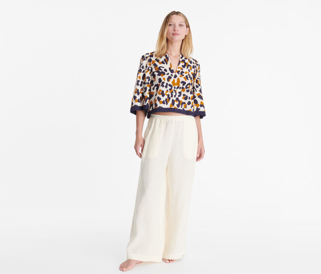 ERES Select Pantalon Corail Blanc