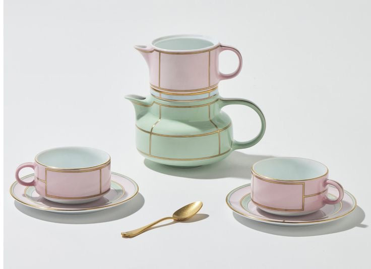 GINORI 1735 Designer porcelain diva teapot