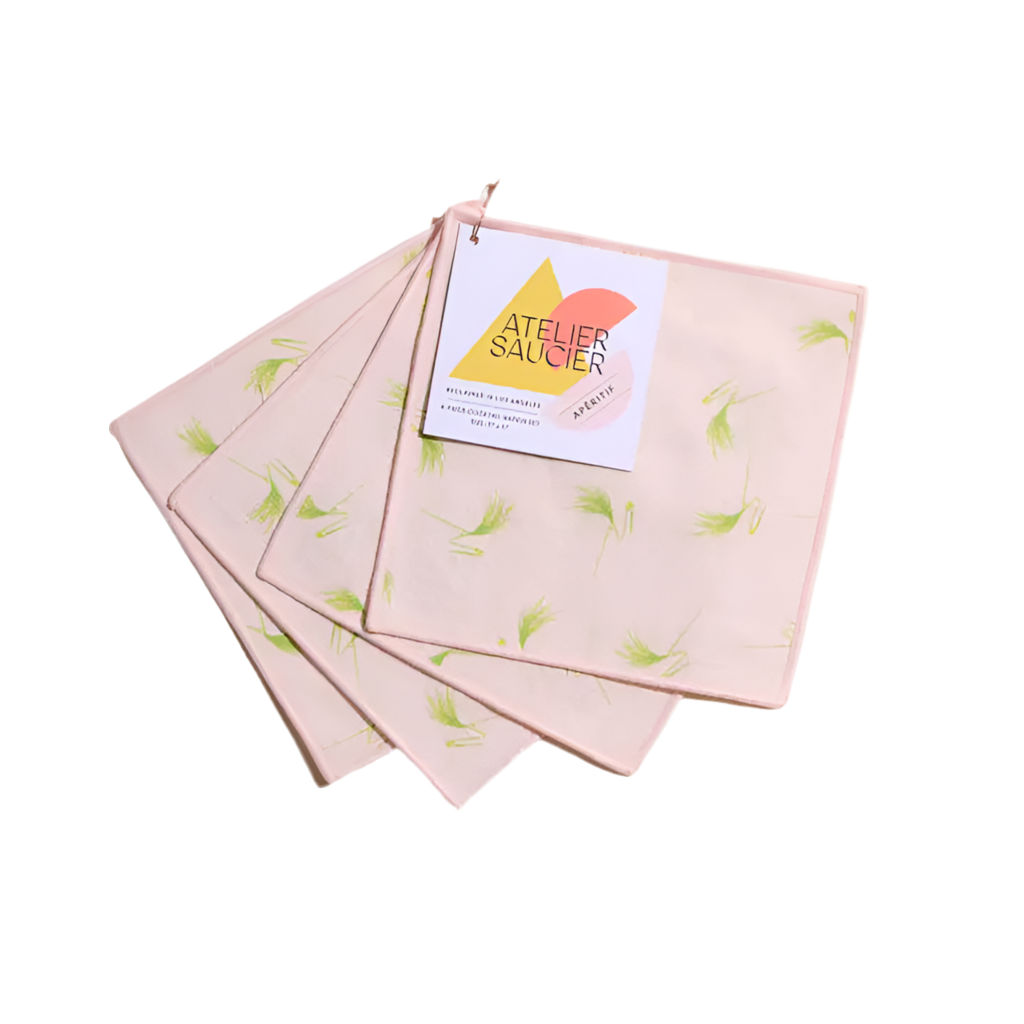 Atelier Saucier Cocktail Napkins (Set of 4)
