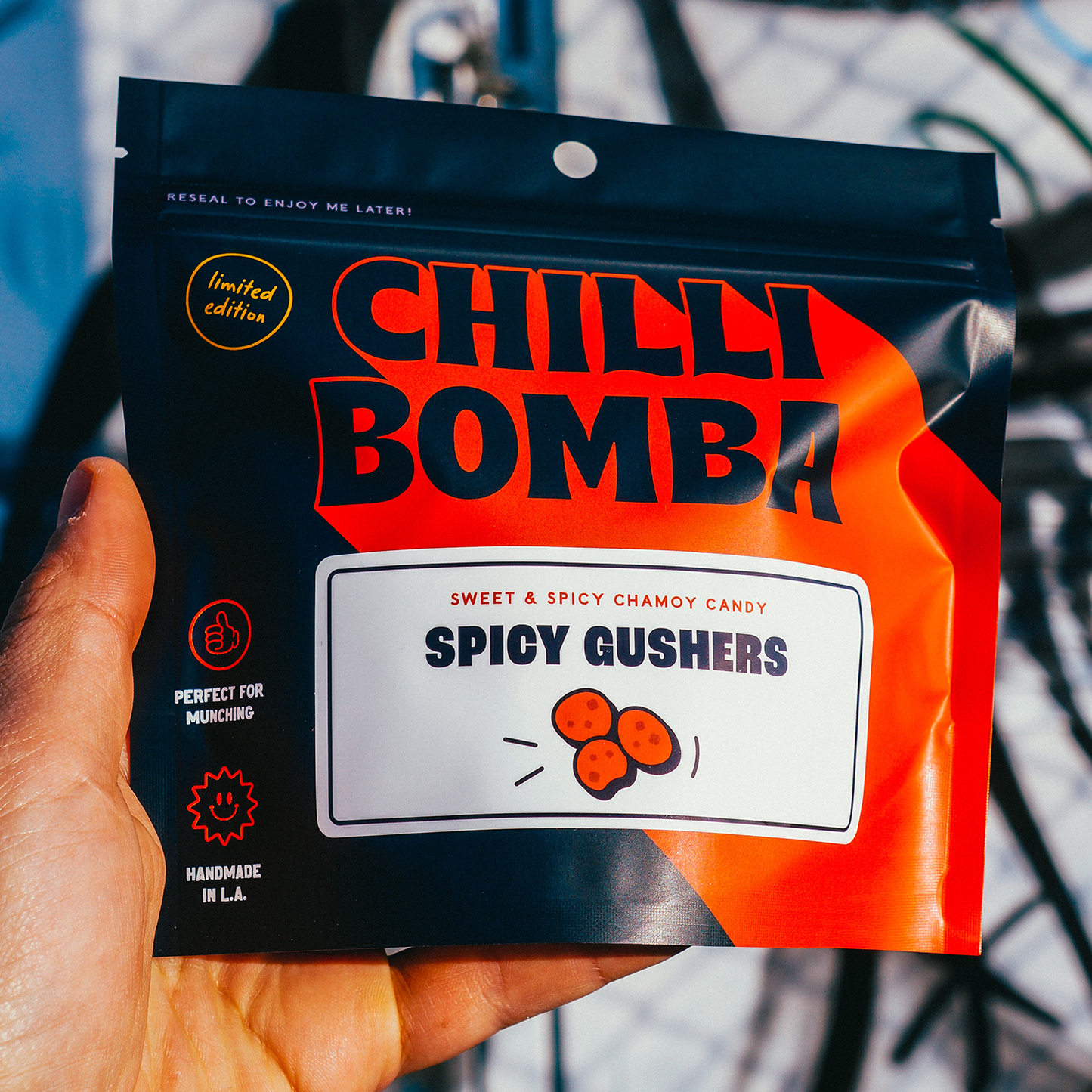 Chilli Bomba - Spicy Gushers Chamoy Candy - 12ct/8oz