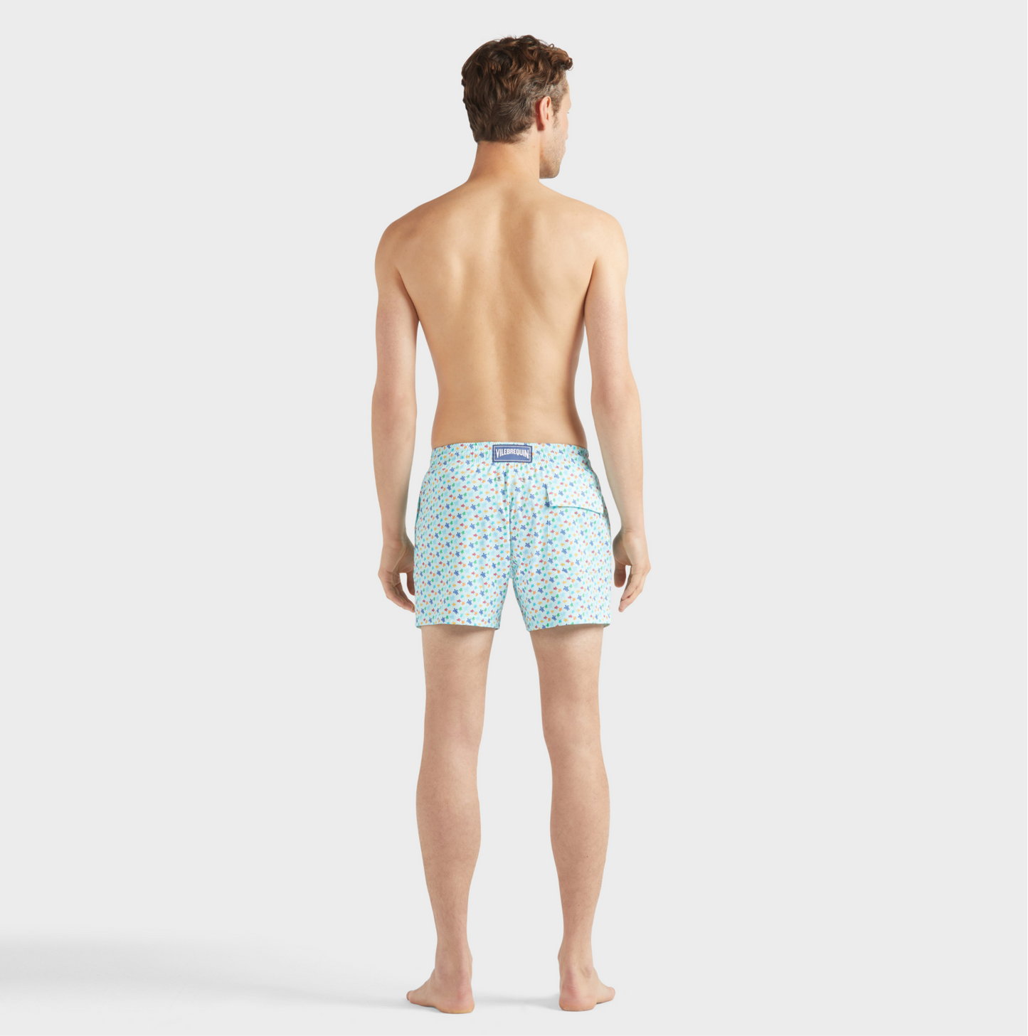 Vilebrequin Moorise Micro Ronde Des Tortues Rainbow Men