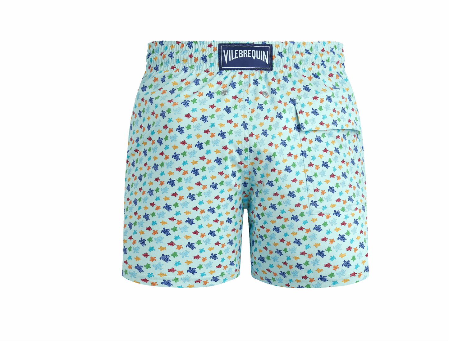 Vilebrequin Moorise Micro Ronde Des Tortues Rainbow Men