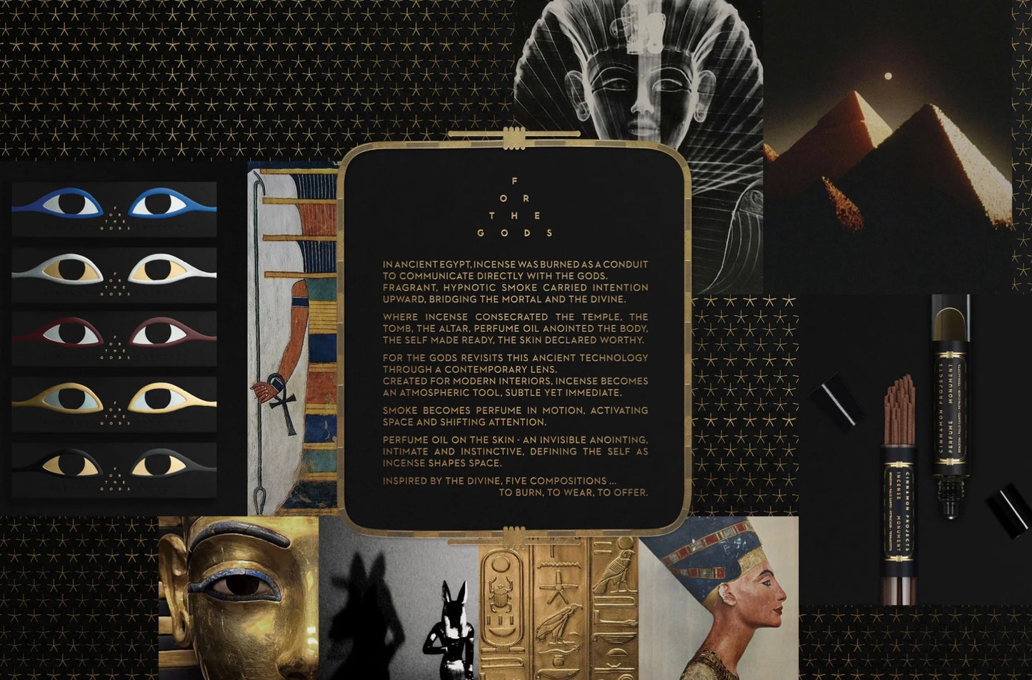 Cinnamon Projects 25 PIECES TOMB INCENSE FOR THE GODS