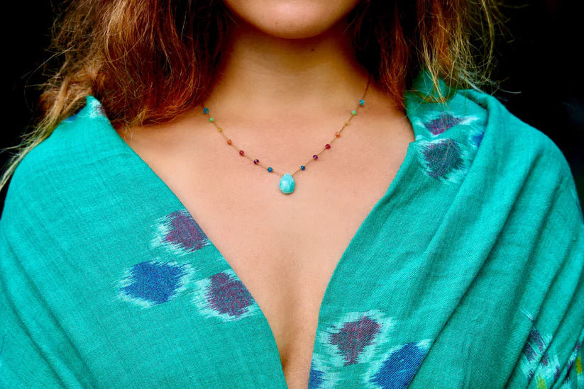 Amalia Rainbow Drops Necklace