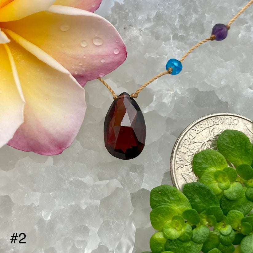 Amalia Rainbow Drops Necklace