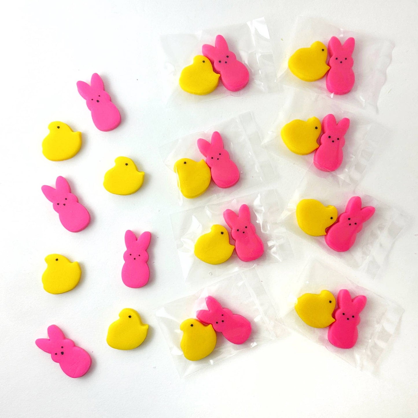 marzipops - Gourmet Marzipan Easter Peeps Bunny & Chick Mini Duets