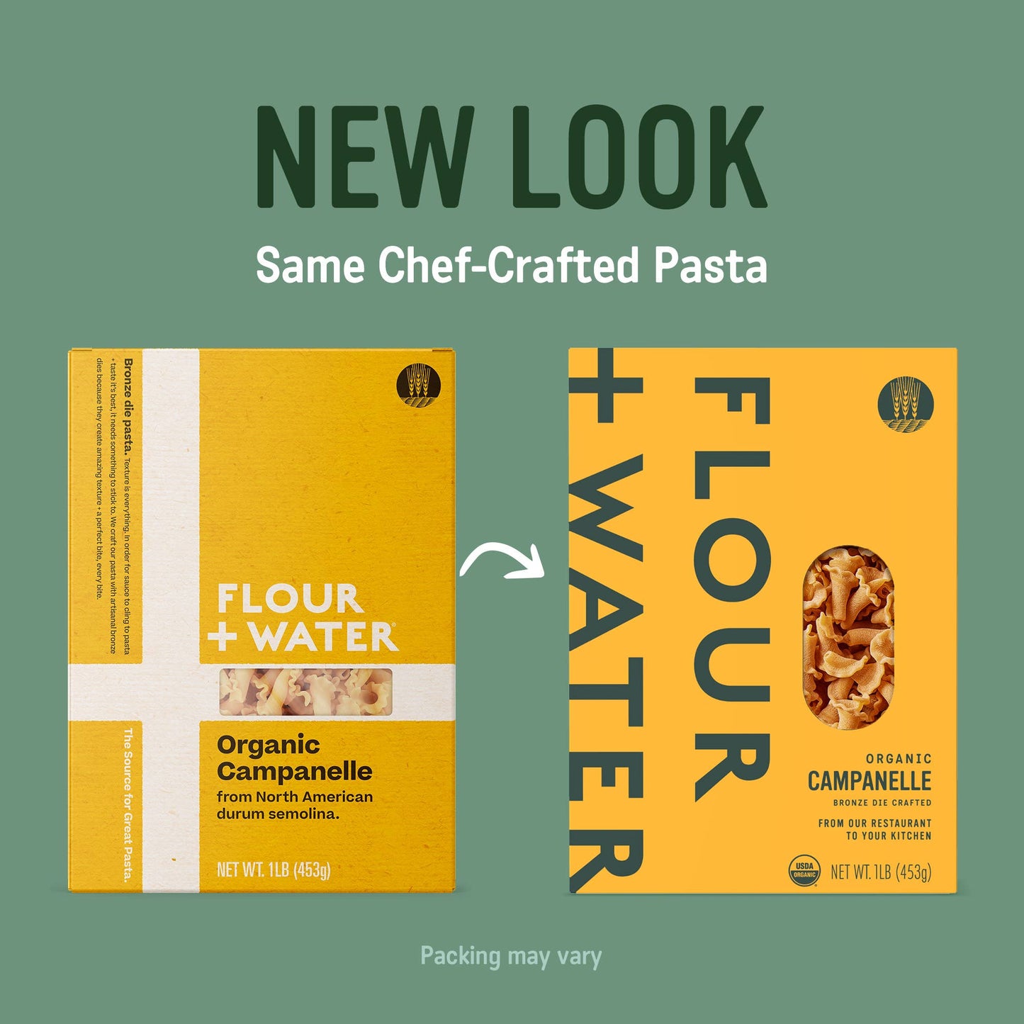 Flour + Water Foods - Organic Campanelle