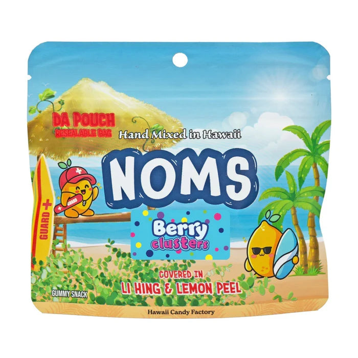 Noms Li Hing Lemon Peel Covered Gummies