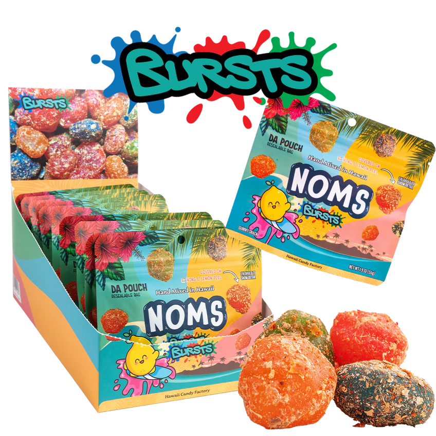 Noms Li Hing Lemon Peel Covered Gummies