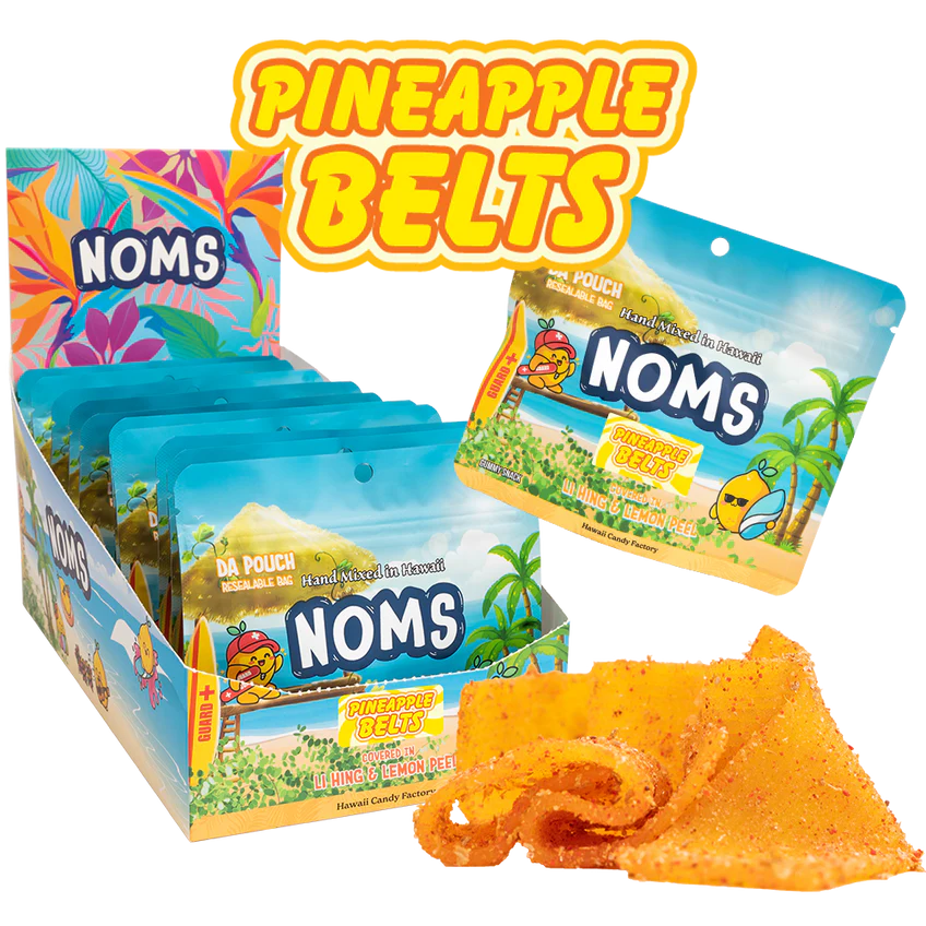 Noms Li Hing Lemon Peel Covered Gummies