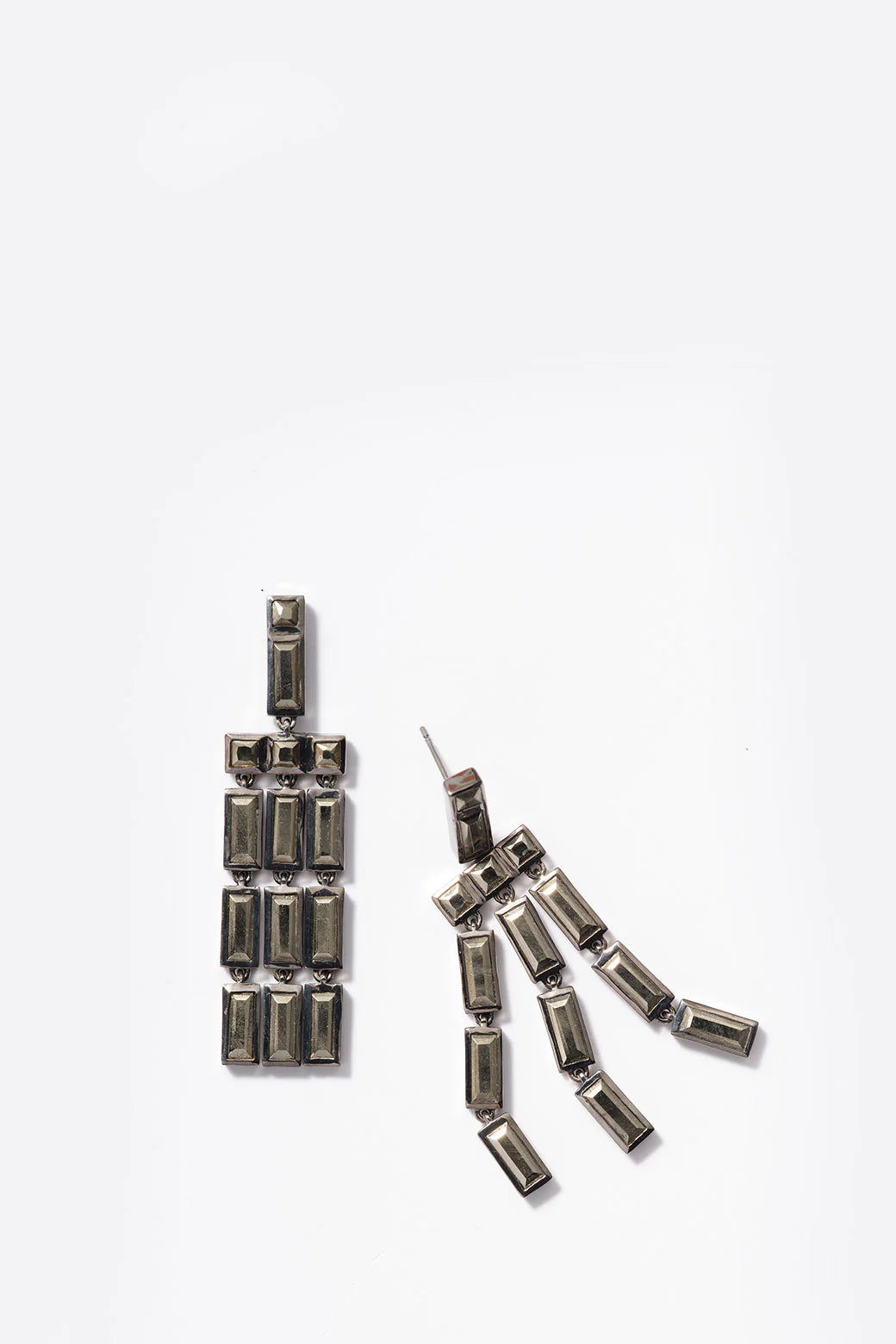 Nak Armstrong Earrings Paintbrush Fringe: Pyrite