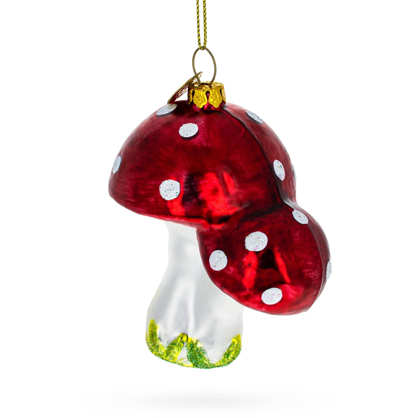 BestPysanky - Charming Red Mushrooms Glass Ornament