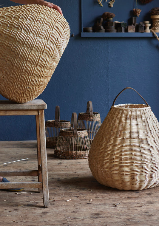 Studio AMOS-White Pottle Basket