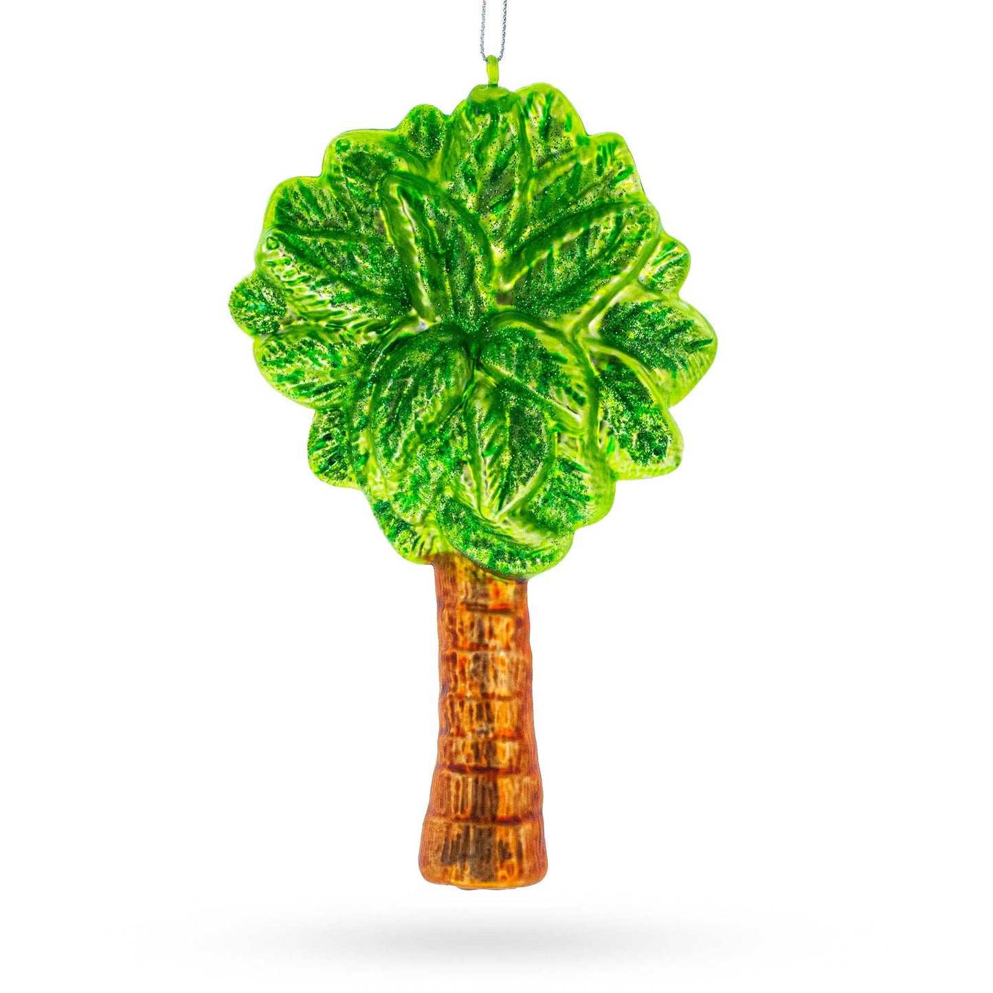 BestPysanky - Tropical Coconut Tree Blown Glass Ornament