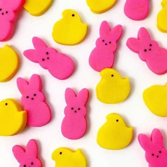 marzipops - Gourmet Marzipan Easter Peeps Bunny & Chick Mini Duets