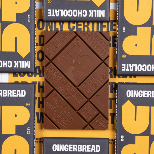 UP-UP Chocolate - Gingerbread Milk Chocolate Bar 130G/4.6OZ