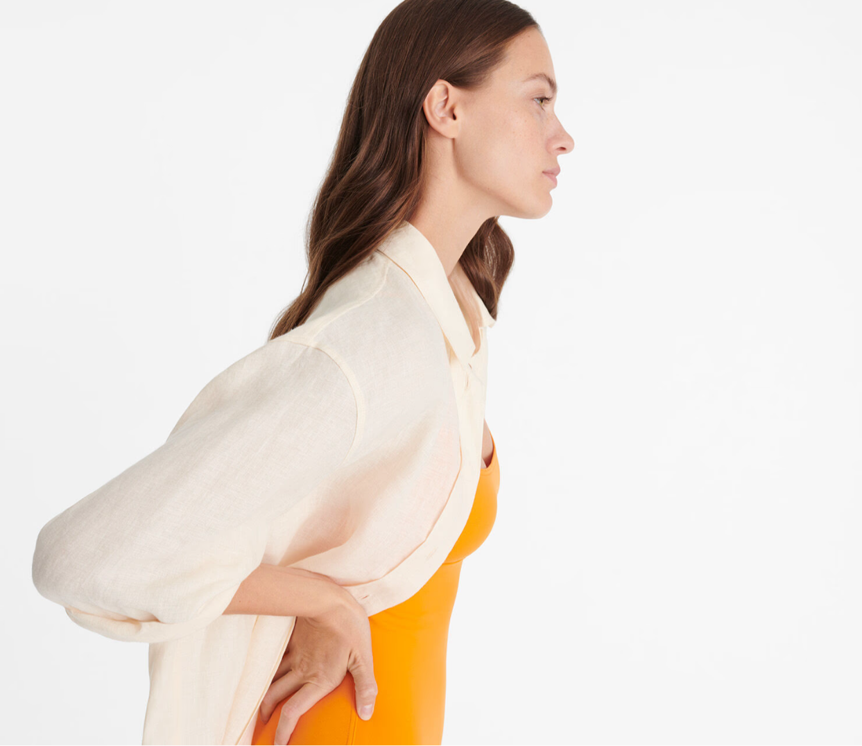 ERES Mignonette Shirt-CORAIL BLANC