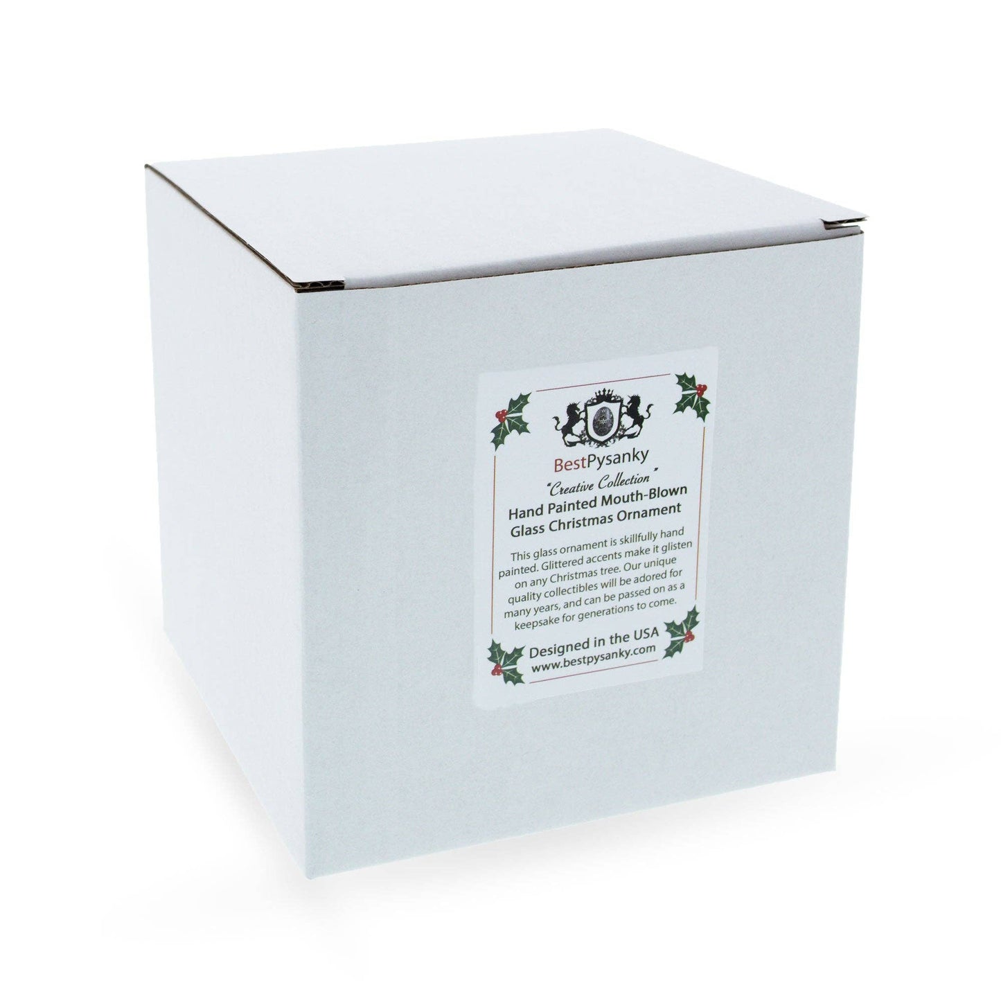 BestPysanky - Sunny Yellow Rubber Boat Blown Glass Ornament