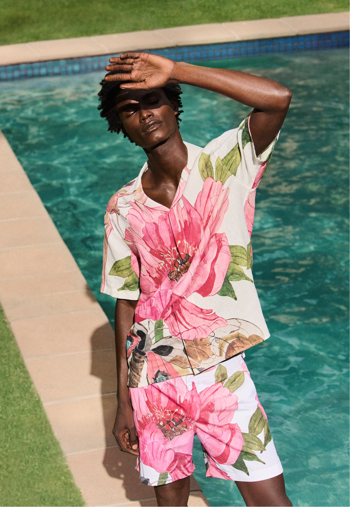 ORLEBAR BROWN Woven Shirt Maitan Paeonia