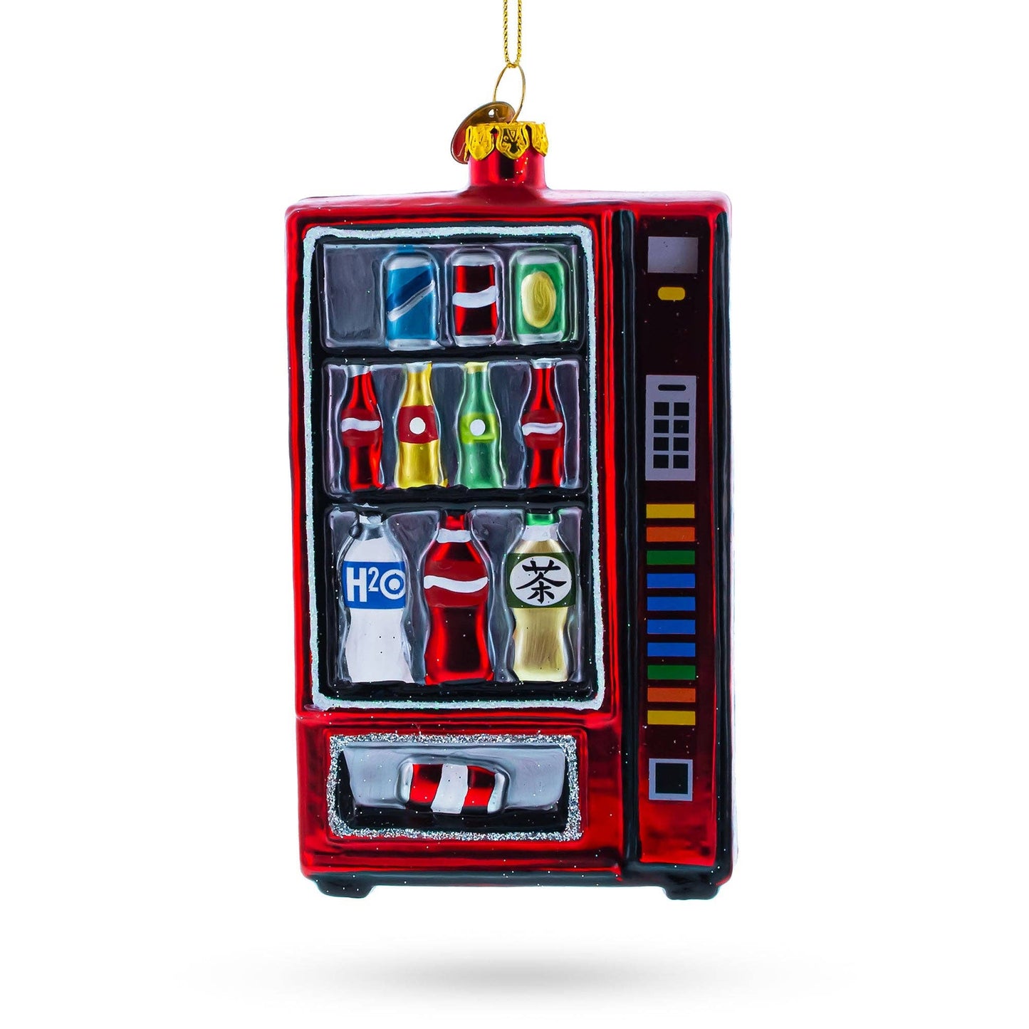 BestPysanky - Quirky Soda Vending Machine Glass Ornament