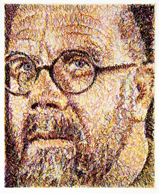 Chuck Close Scribble