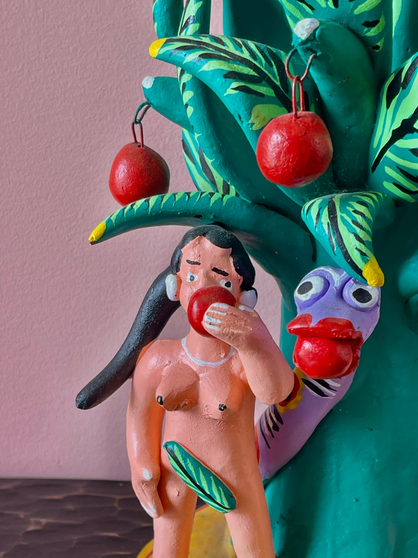 Adam & Eve Palm Sculpture