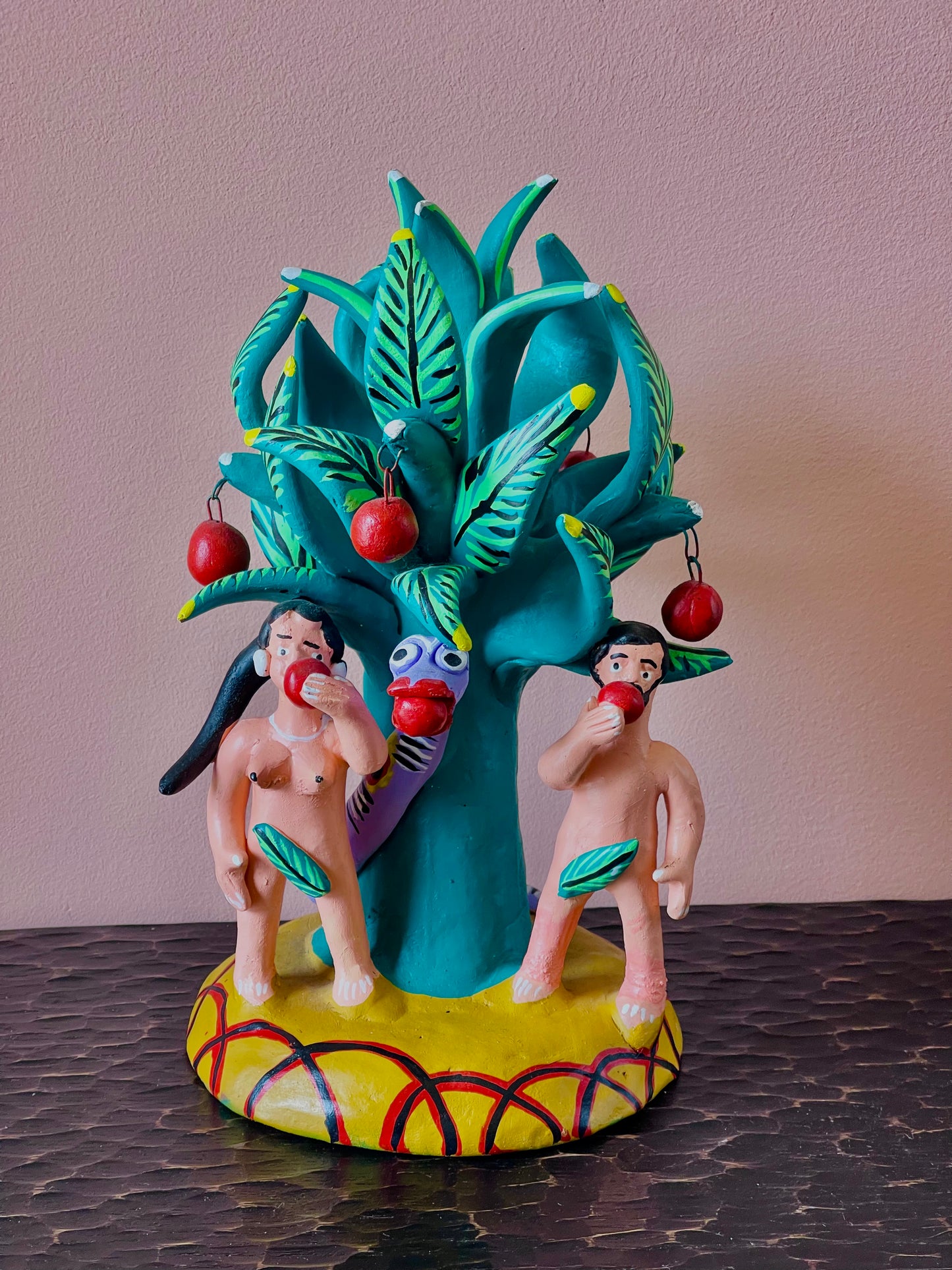 Adam & Eve Palm Sculpture