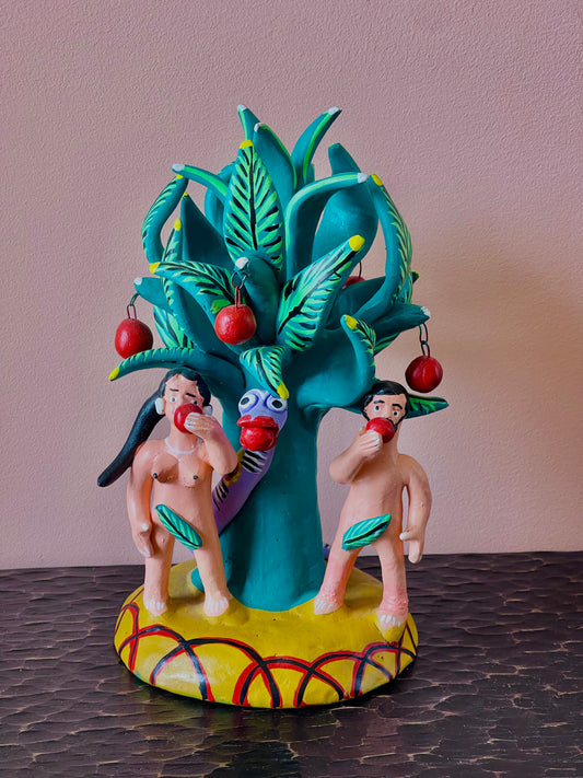 Adam & Eve Palm Sculpture