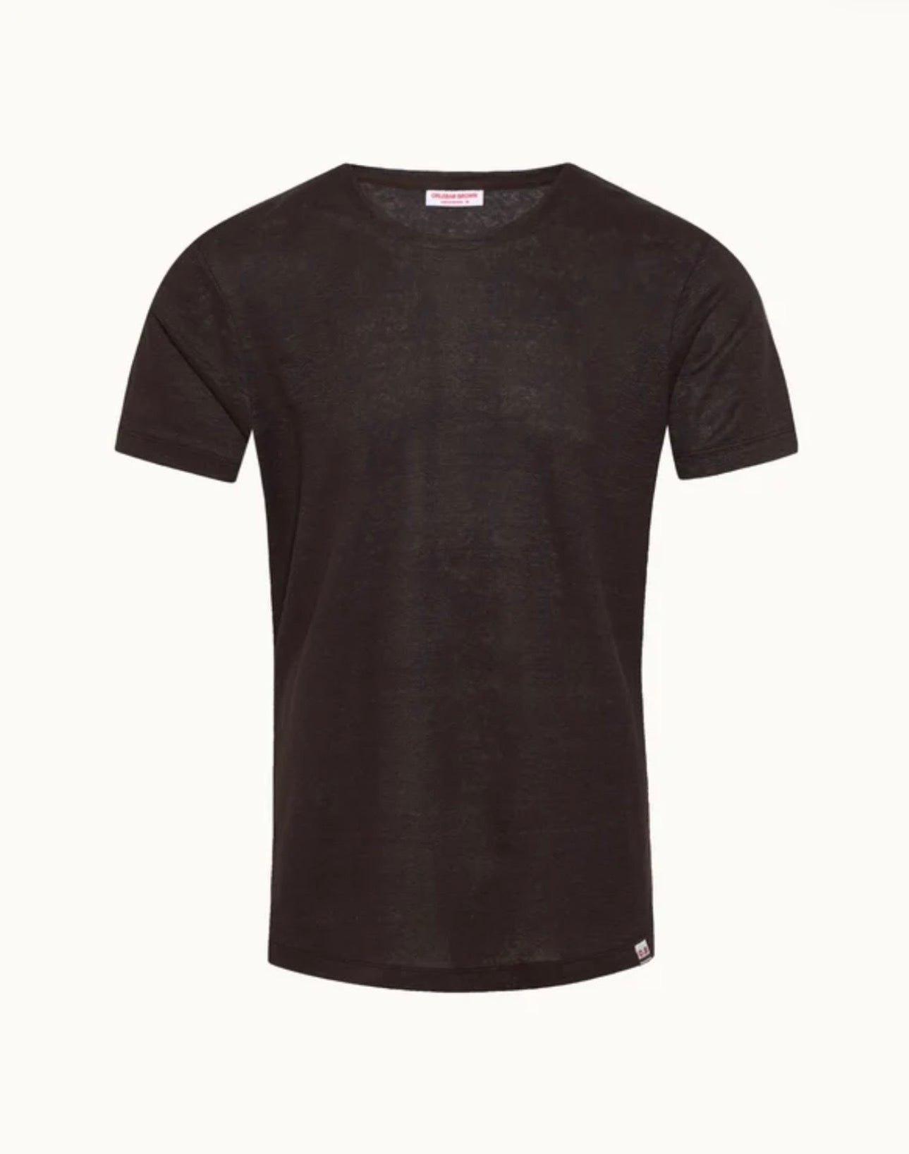 Orlebar Brown ESPRESSO OB-T LINEN SHIRT