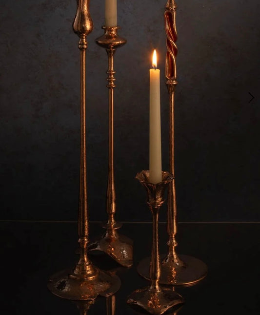 Hessel copper handmade candleholder(anemone)