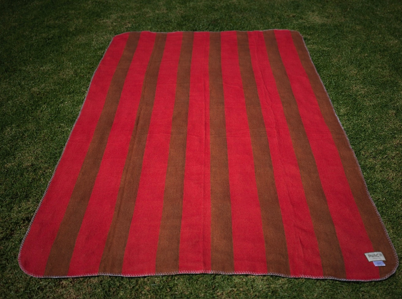Pre-Colombian striped Mongolian cashmere blanket.