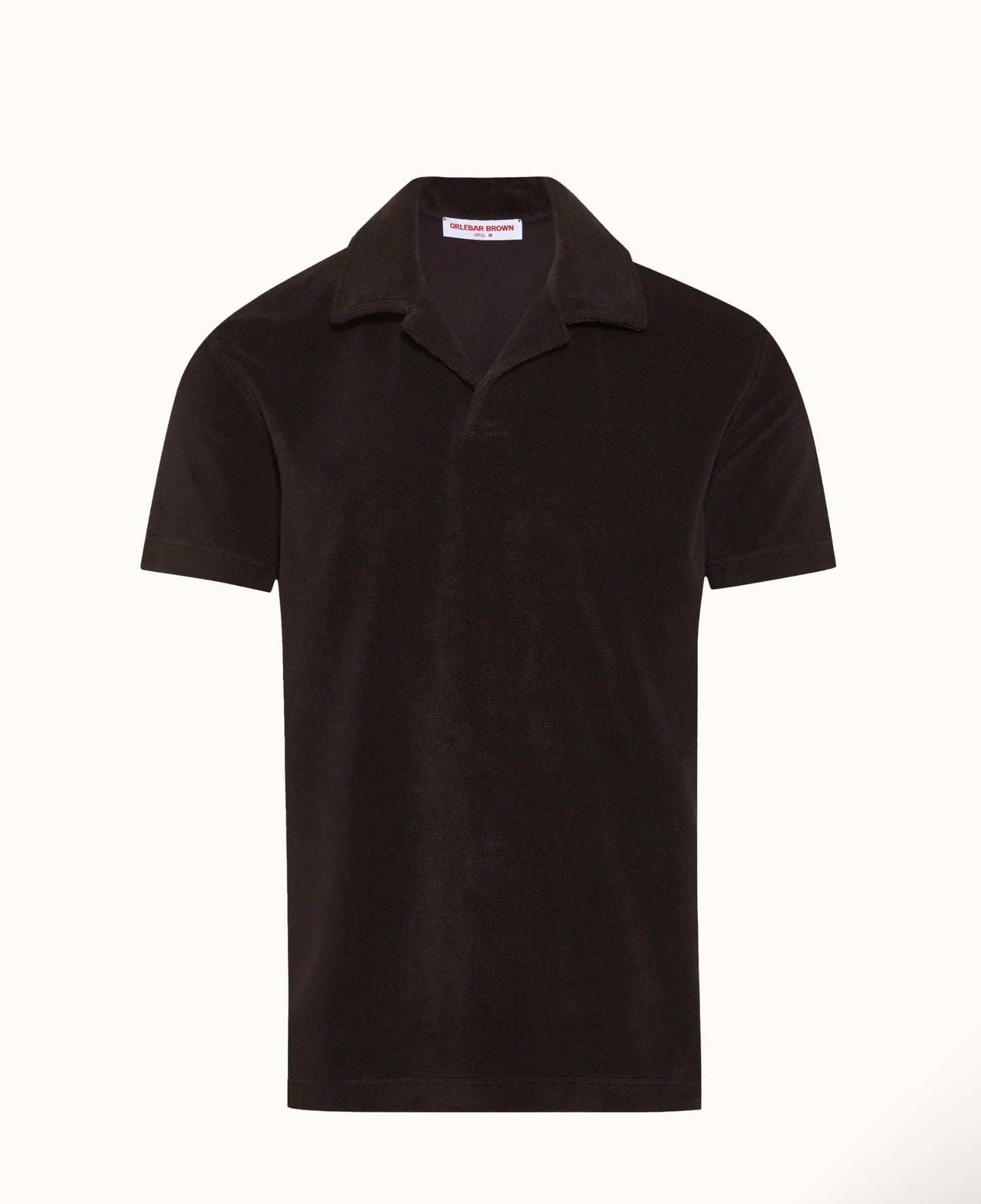 Orlebar Brown ESPRESSO TERRY RESORT ORGANIC COTTON TOWELING POLO