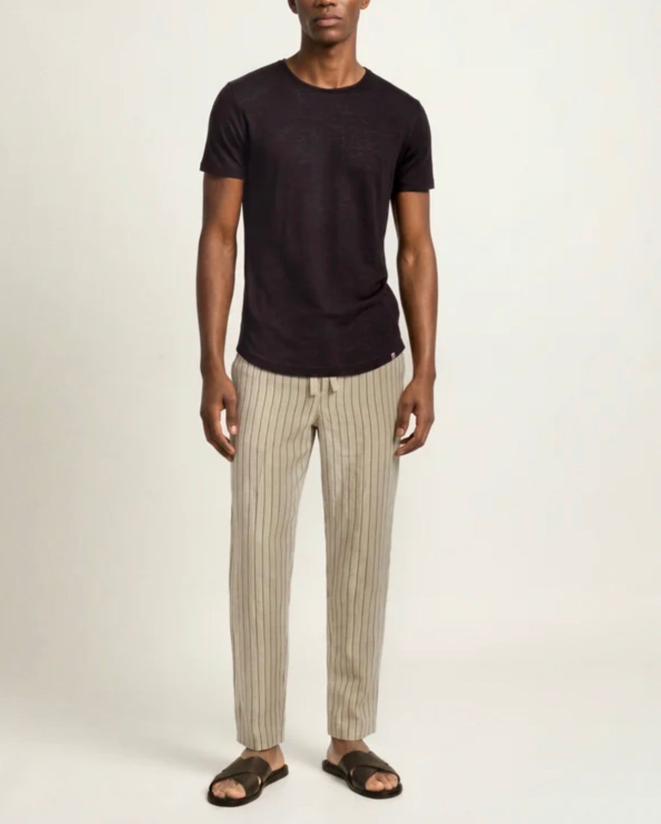 Orlebar Brown ESPRESSO OB-T LINEN SHIRT