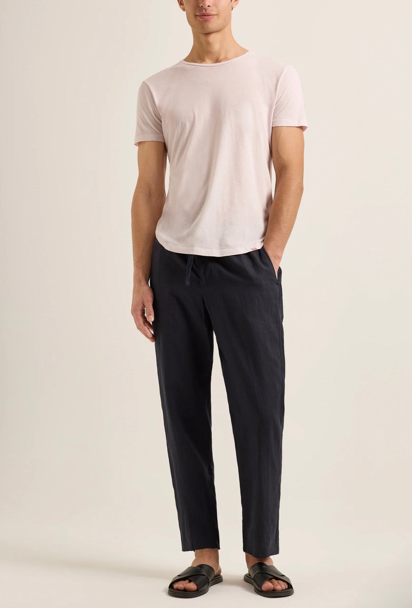 Orlebar Brown MACARON PINK OB-T LINEN SHIRT