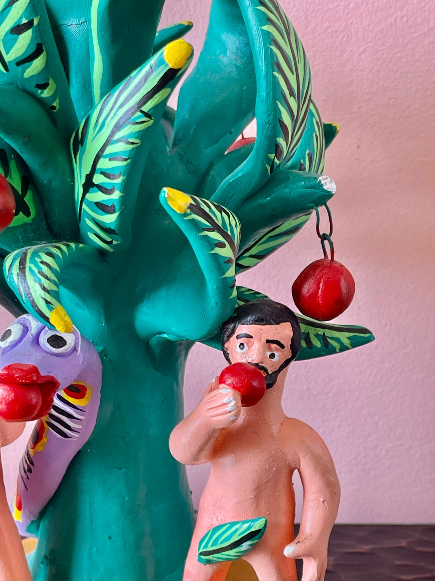 Adam & Eve Palm Sculpture