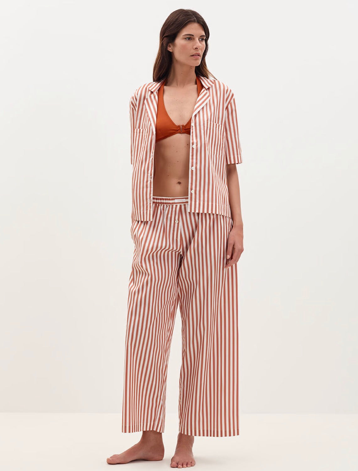 Eres Paris RAYURE ROUILLE CASTLE TROUSERS