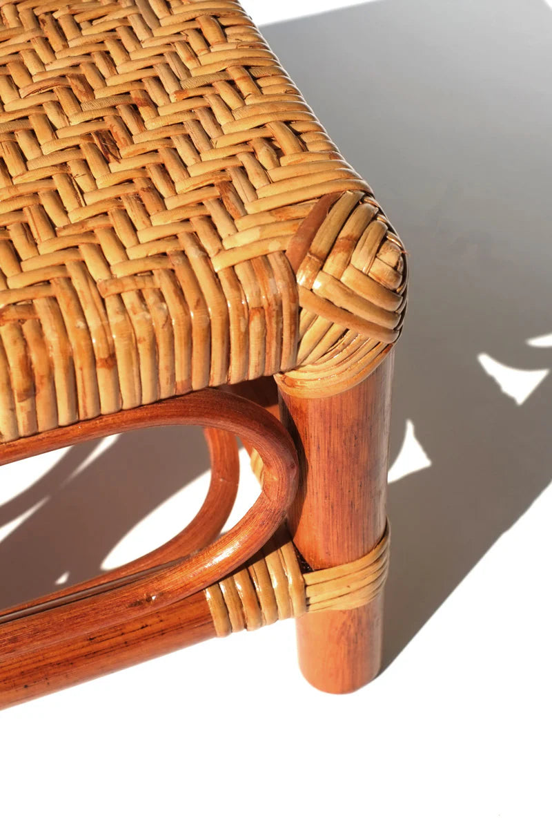 The Wax Apple Woven Stools