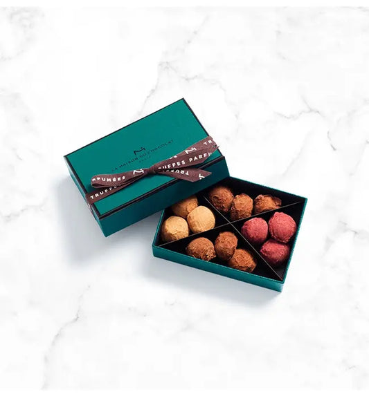 La Maison du Chocolat Flavored Truffle Gift Box 12 Pieces