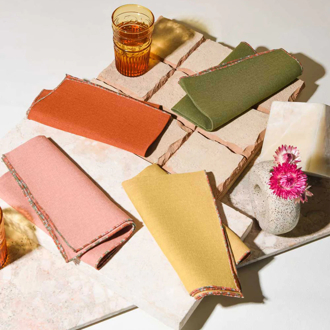 Atelier Saucier Napkins Santa Fe Linen (Set of 4)