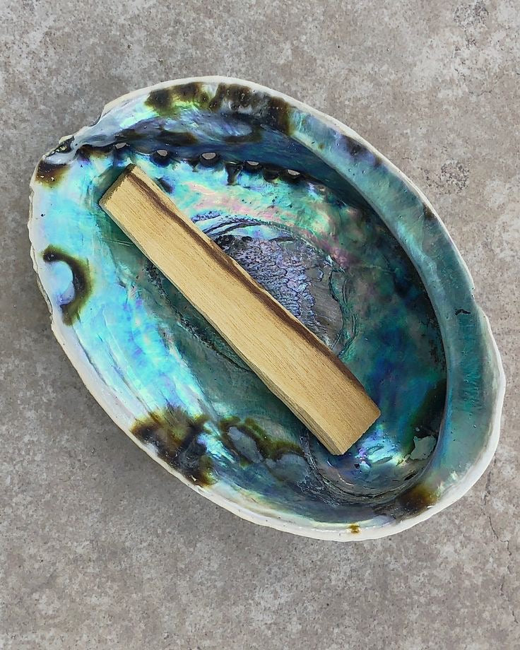 Faiza Naturals Smudge Bowls-Abalone