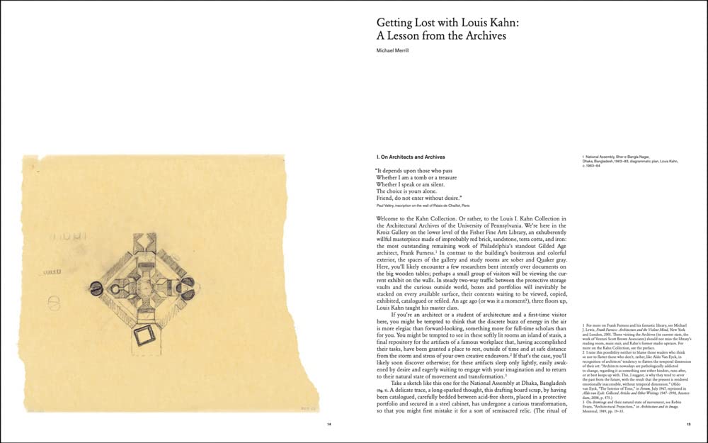 Louis Kahn: The Importance of a Drawing Book