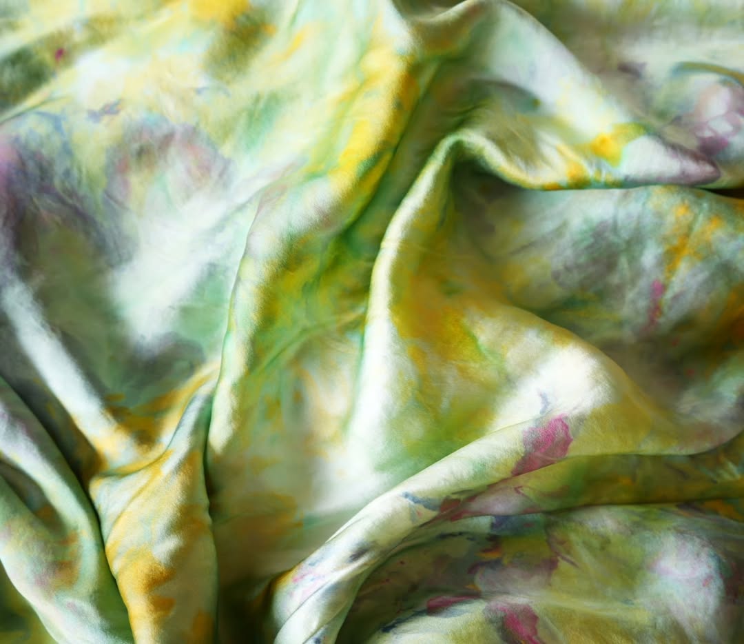 Lay Lo Designs Tie-Dye Silk Pillowcase
