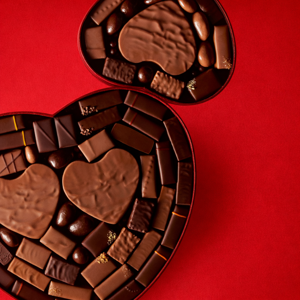 La Maison Du Chocolat large heart gift box