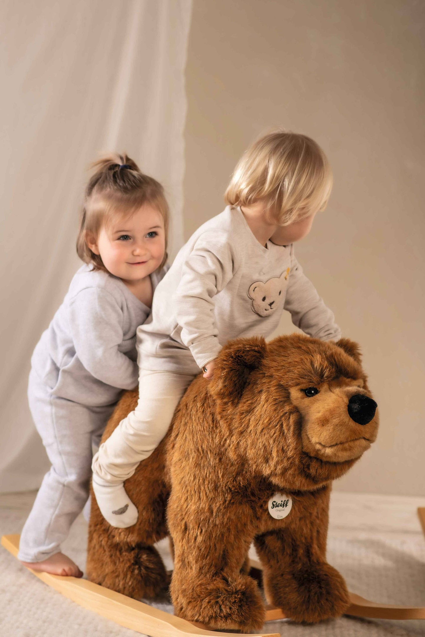 Steiff Plush- Urs Riding Bear